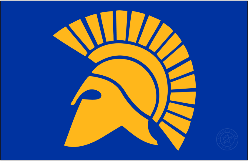 San Jose State Spartans 1985-1999 Primary Dark Logo iron on transfers for T-shirts